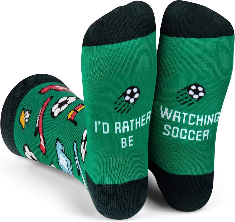 Lavley Funny Socks for Sports Fans and Players - Cool Novelty Gifts for Men, Women, & Teens - Image 1